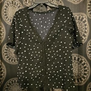 Shein V Neck Short Sleeve Tee